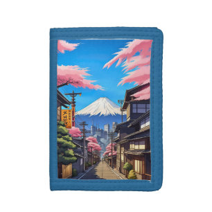 Tokyo Mt Fuji Tri-fold Wallet