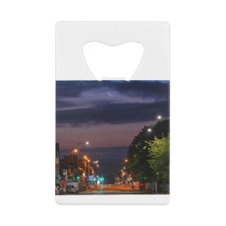 Tokyo night view credit card bottle opener