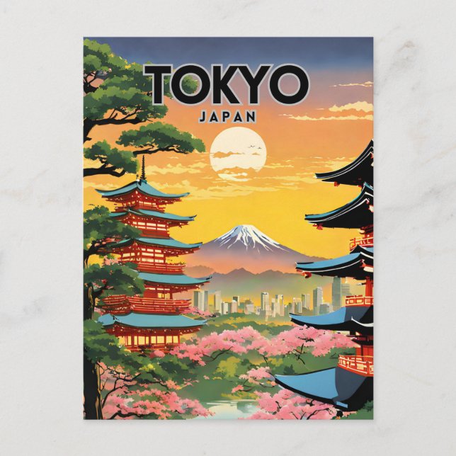 Tokyo Nostalgic Postcard (Front)