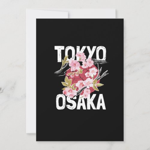 tokyo osaka slogan with sakura branch on red sun b save the date