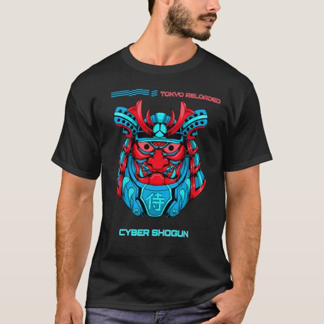 Tokyo Reloaded – Cyberpunk Japan Art by BurnCorpo T-Shirt (Front)