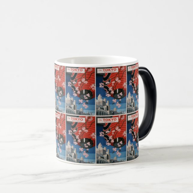 Tokyo Retro Lantern Charm Color Morph Mug (Front Right)