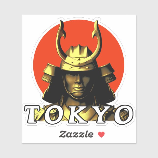 Tokyo Samurai Japan Sticker (Sheet)