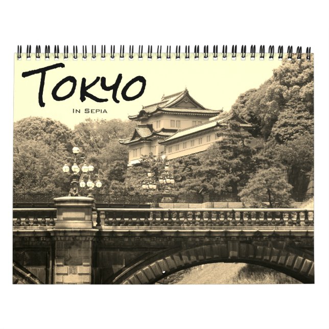 tokyo sepia 2026 calendar (Cover)