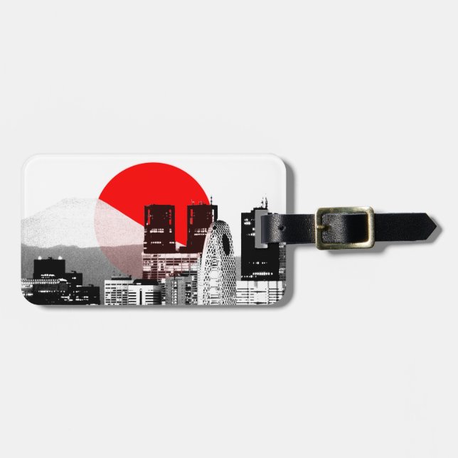 Tokyo Shinjuku Luggage Tag (Front Horizontal)