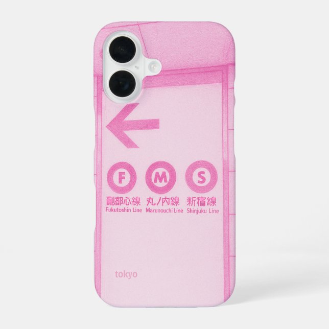 tokyo shinjyuku iPhone case (Back)