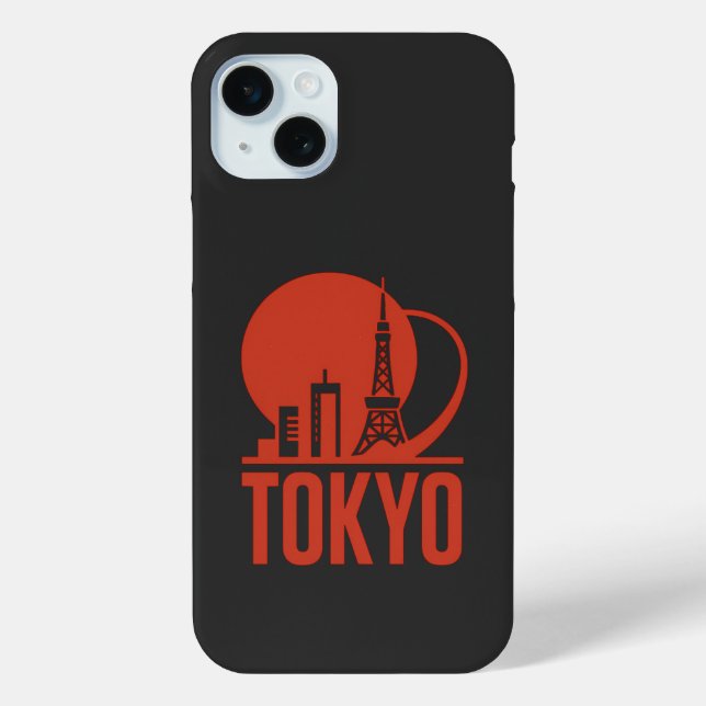 Tokyo Skyline Circle Design Case-Mate iPhone Case (Back)