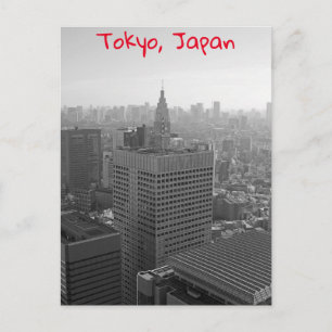 Tokyo skyline postcard