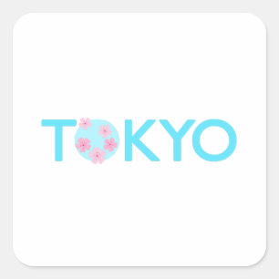 Tokyo Square Sticker