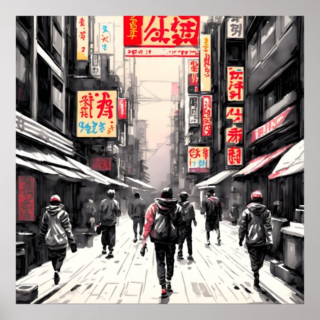 Tokyo Street: Neon Dreams Awaits You Poster (Front)