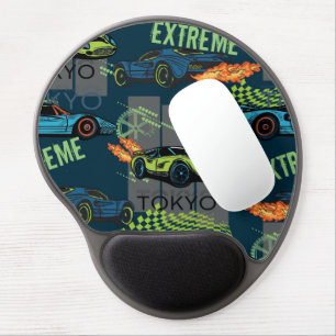 Tokyo Street Racing Pattern Gel Mouse Pad