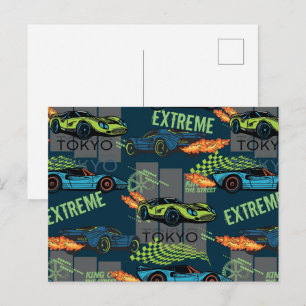 Tokyo Street Racing Pattern Postcard