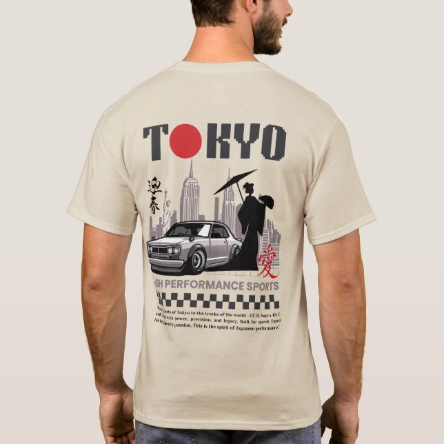 Tokyo Street Style T-Shirt  (Back)