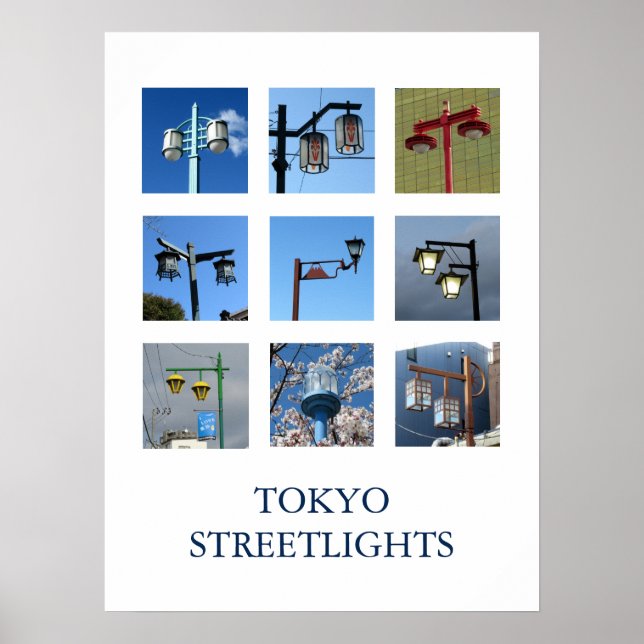 Tokyo Streetlights Poster (Front)