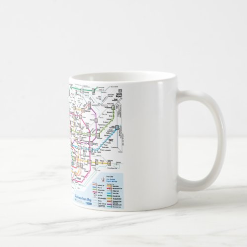 Tokyo Subway Map Mug