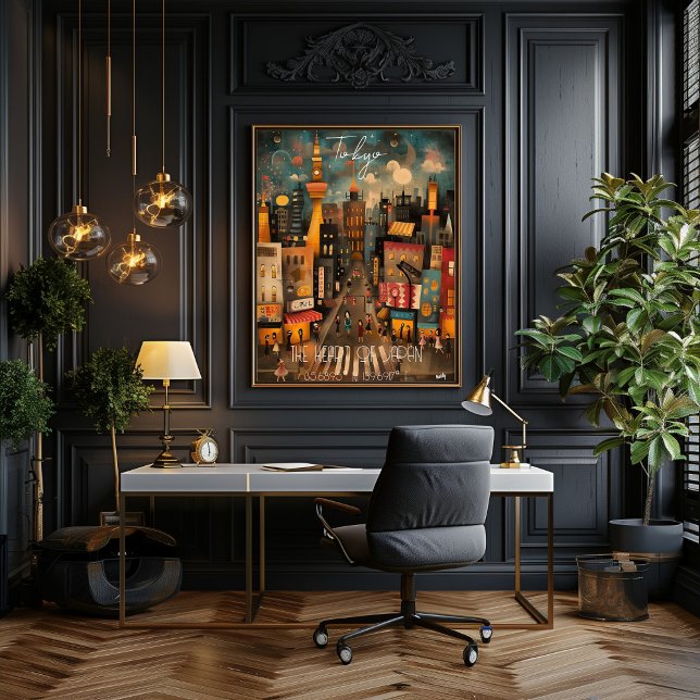 Tokyo: The Heart of Japan - Whimsical Art Poster (Creator Uploaded)