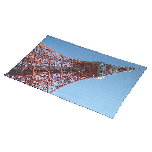 Tokyo Tower 東京タワー Cloth Placemat (On Table)