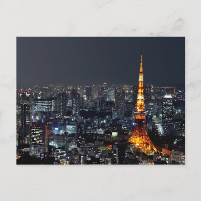 Tokyo Tower by Night :: Postcard (Front)