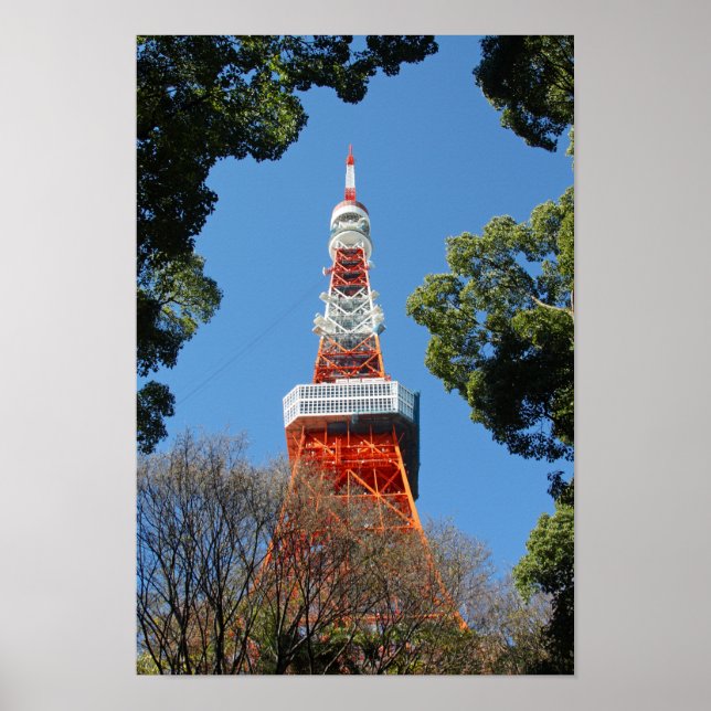 Tokyo Tower, Japan Poster (Front)