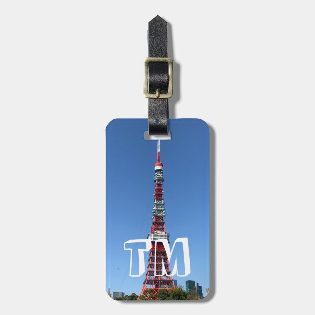 Tokyo Tower Luggage Tag (Front Vertical)