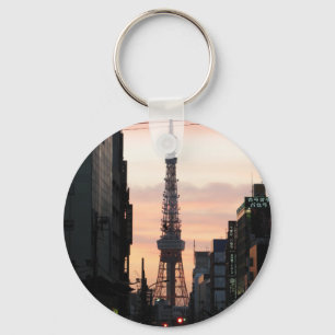 Tokyo Tower Sunrise 東京タワー日の出 Keychain