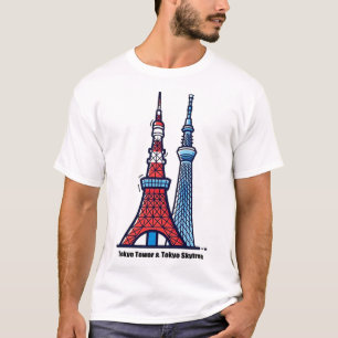 Tokyo Tower & Tokyo Skytree T-Shirt