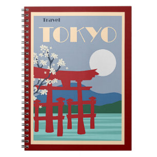 Tokyo Travel Poster Notebook