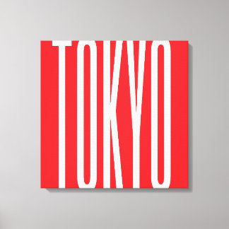 Tokyo Typography Cool design Minimalist Urban art Canvas Print