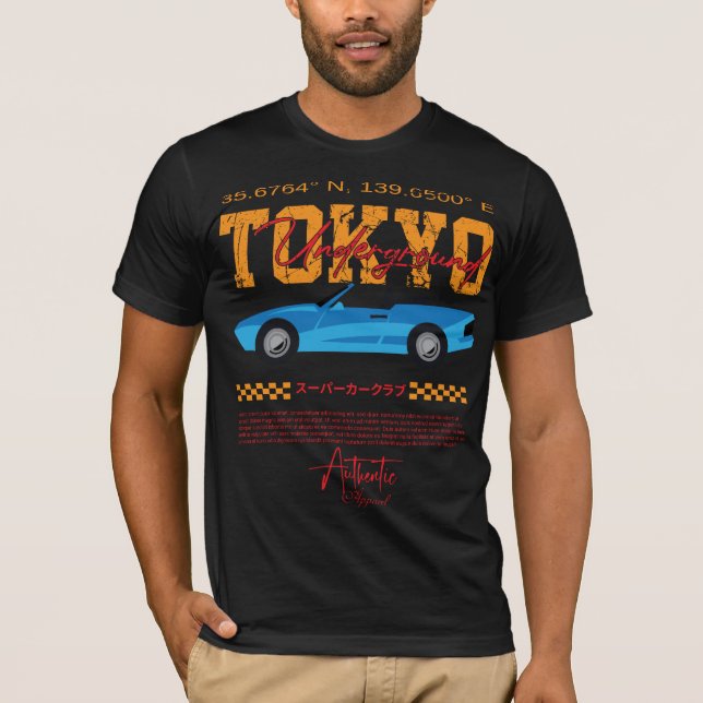 Tokyo Underground Street Racing T-Shirt (Front)