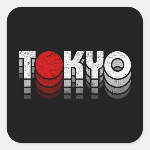 Tokyo Vintage  東京Tシャツ  Square Sticker