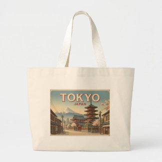 Tokyo Vintage Travel Tote Bag
