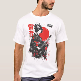 Tokyo Yami – Thunder Sound Guitarist with Japanese T-Shirt