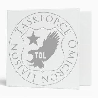 ToL shield (2), gray on 2-inch binder