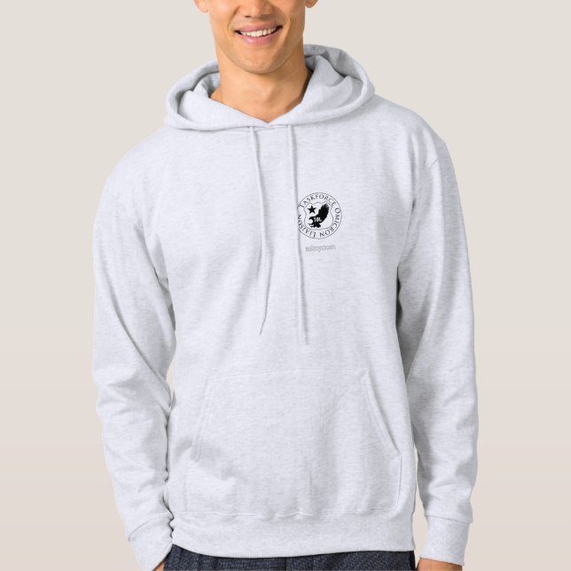 ToL shield (2) on ash hoodie (Front)