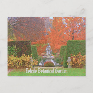 "TOLEDO BOTANICAL GARDEN IN AUTUMN" POSTCARD