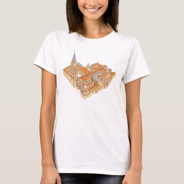 Toledo Cathedral. Spain T-Shirt (Front)