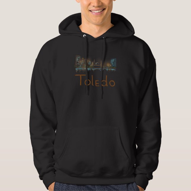 Toledo City Ohio souvenir  for men women 2 Hoodie (Front)