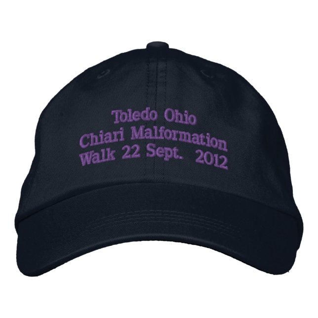 Toledo Ohio 2012 Embroidered Baseball Hat (Front)