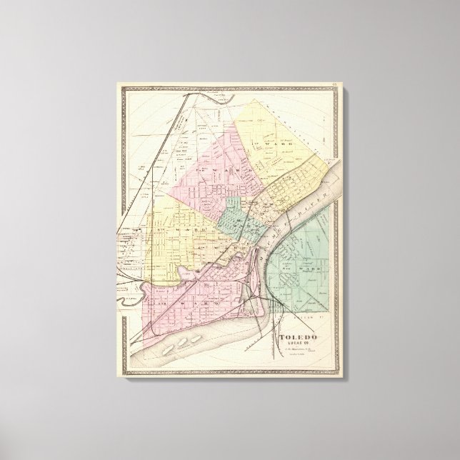 Toledo, Ohio 2 Canvas Print (Front)