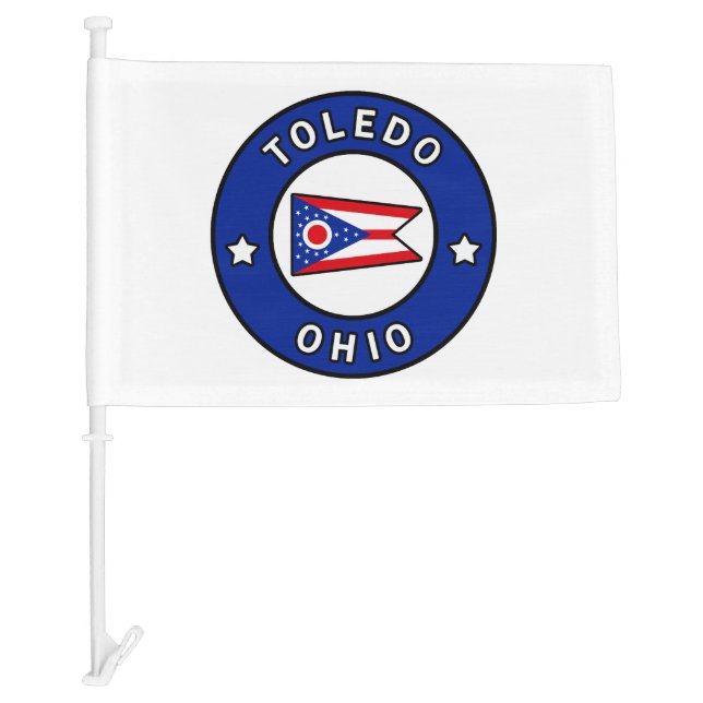 Toledo Ohio Car Flag (Front)