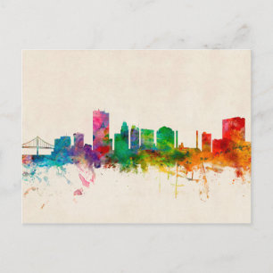 Toledo Ohio Skyline Postcard