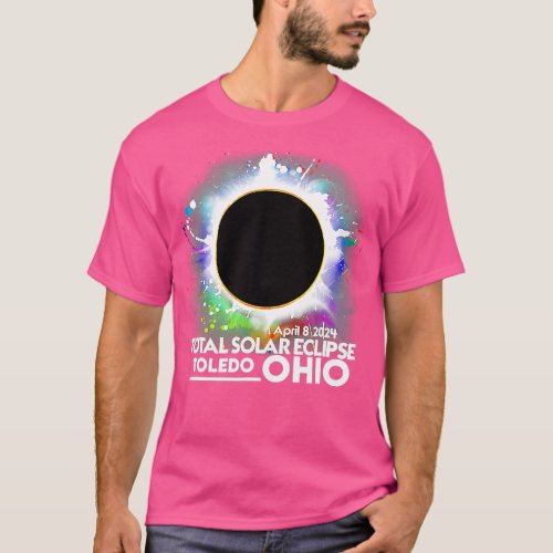 Toledo Ohio Total Solar Eclipse April 8 2024 Total T_Shirt