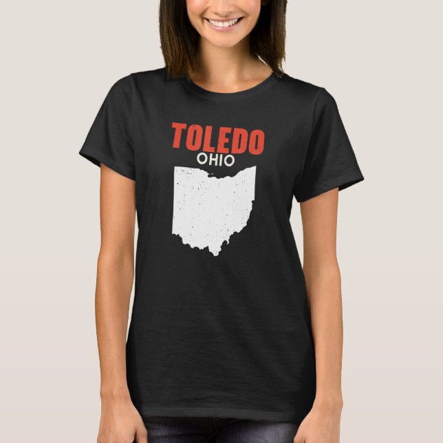 TOLEDO Ohio USA State America Travel Ohioan T-Shirt (Front)