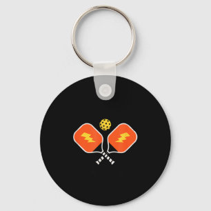 Toledo pickleball club pickle ball team retro keychain