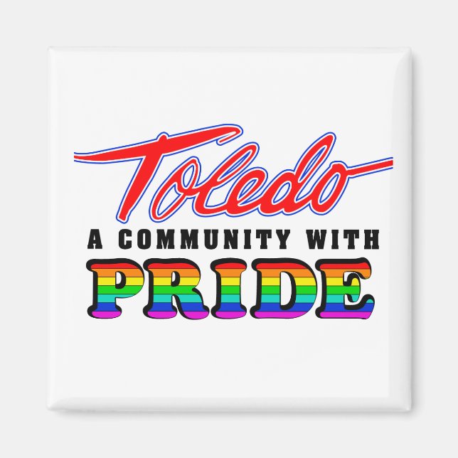 Toledo Pride Magnet (Front)