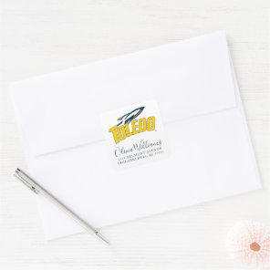 Toledo Rockets | Add Your Address Square Sticker