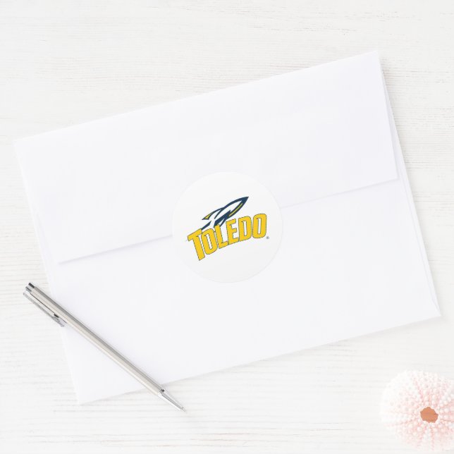 Toledo Rockets Classic Round Sticker (Envelope)