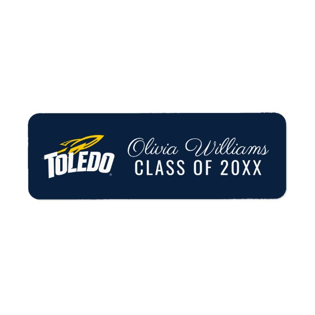 Toledo Rockets | Graduation Label (Front)