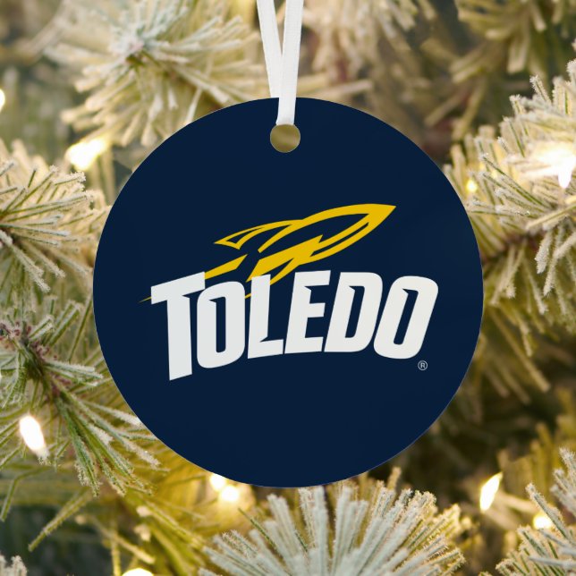 Toledo Rockets Metal Ornament (Insitu)