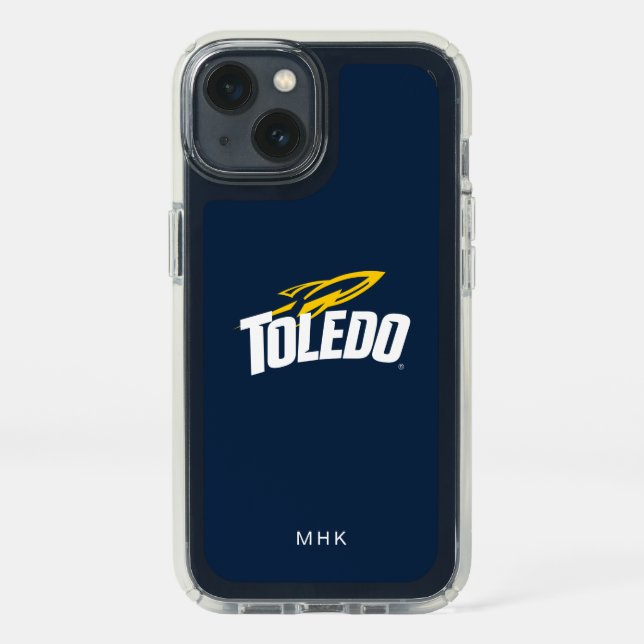 Toledo Rockets | Monogram Speck iPhone 13 Case (Front)